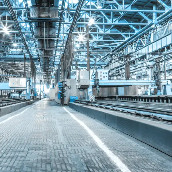 Fábrica moderna de produção de componentes INOX - tecnologia de fixação industrial avançada